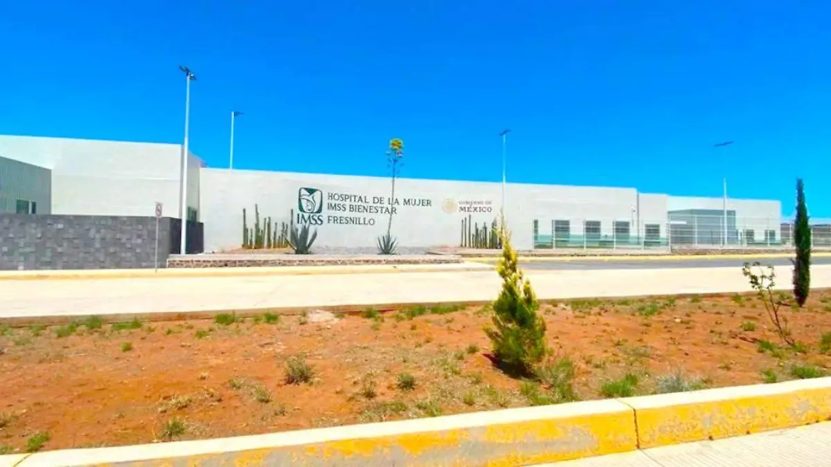 Instalaciones del Hospital de la Mujer de Fresnillo libeeradas